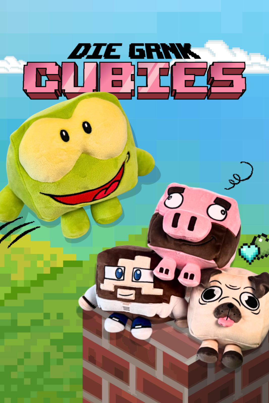 Cubie Plüschtier - PhunkRoyal - Mops