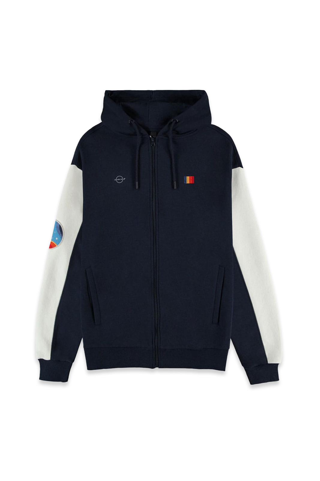 Zip-Hoodie - Starfield - Monochrome