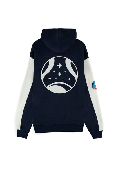 Zip-Hoodie - Starfield - Monochrome