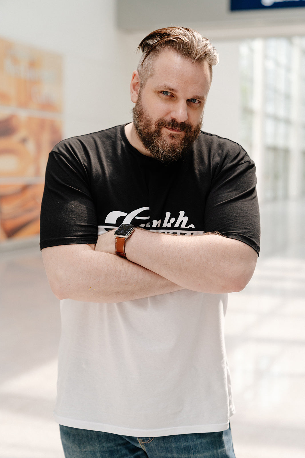 Gronkh T-Shirt "ColorBlock" Shooting